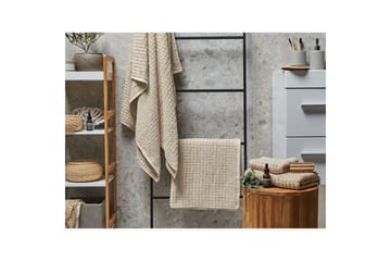Handduk Atai set om 4 Beige - Beige - Textil & mattor - Badrumstextil - Handdukar