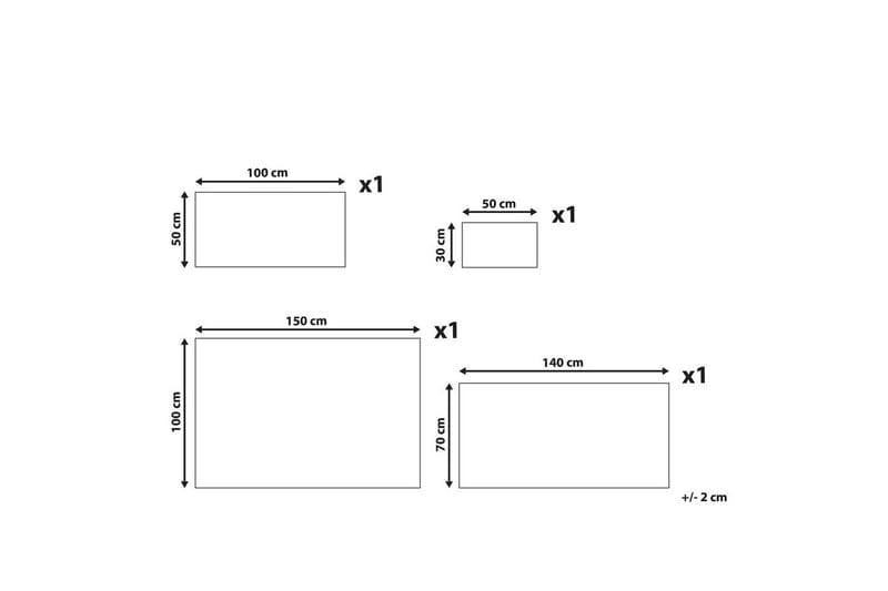 Handduk Atai set om 4 Vit - Vit - Textil & mattor - Badrumstextil - Handdukar
