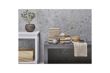 Handduk Atai set om 9 Beige - Beige - Textil & mattor - Badrumstextil - Handdukar