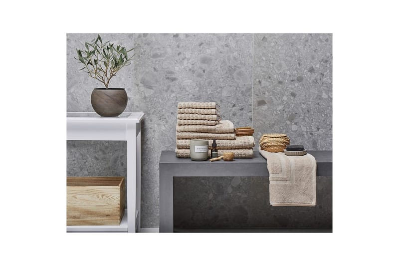 Handduk Atai set om 9 Beige - Beige - Textil & mattor - Badrumstextil - Handdukar