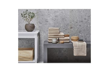 Handduk Atai set om 9 Beige - Beige - Textil & mattor - Badrumstextil - Handdukar