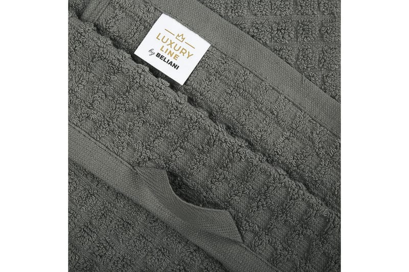 Handduk Atai set om 9 Grå - Grå - Textil & mattor - Badrumstextil - Handdukar
