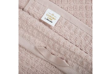 Handduk Atai set om 9 Rosa - Rosa - Textil & mattor - Badrumstextil - Handdukar