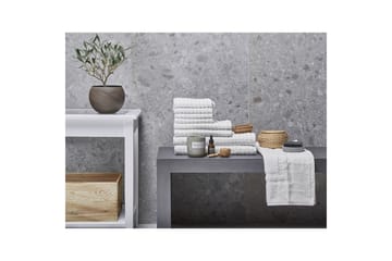 Handduk Atai set om 9 Vit - Vit - Textil & mattor - Badrumstextil - Handdukar
