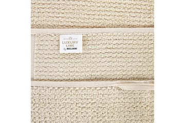 Handduk Atiu set om 2 Beige - Beige - Textil & mattor - Badrumstextil