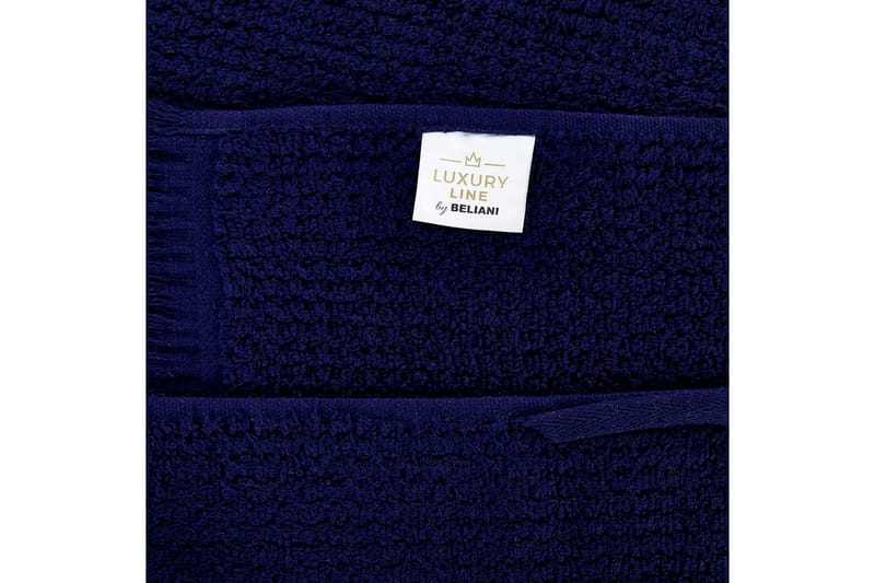 Handduk Atiu set om 2 Blå - Blå - Textil & mattor - Badrumstextil