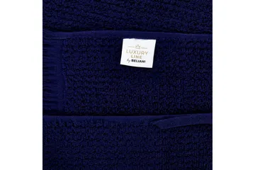Handduk Atiu set om 2 Blå - Blå - Textil & mattor - Badrumstextil