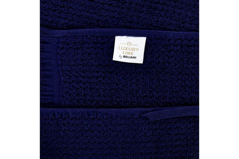 Handduk Atiu set om 2 Blå - Blå - Textil & mattor - Badrumstextil