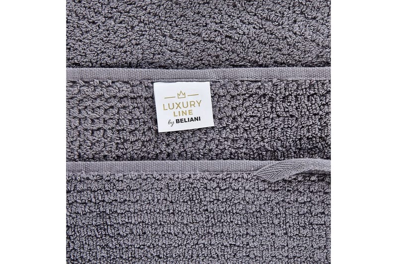 Handduk Atiu set om 2 Grå - Grå - Textil & mattor - Badrumstextil