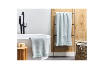 Handduk Atiu set om 2 Grön - Grön - Textil & mattor - Badrumstextil
