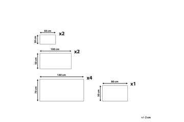 Handduk Atiu set om 9 Beige - Beige - Textil & mattor - Badrumstextil - Handdukar