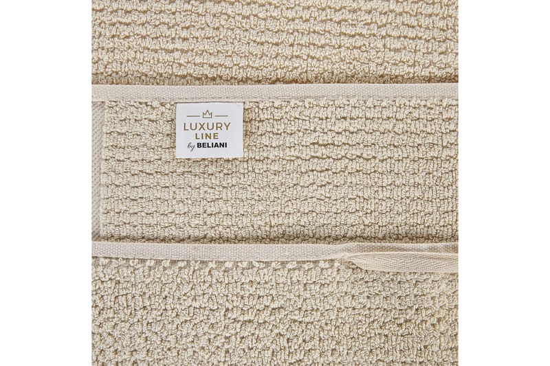 Handduk Atiu set om 9 Beige - Beige - Textil & mattor - Badrumstextil - Handdukar