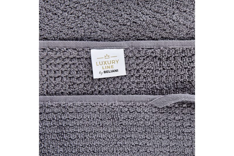 Handduk Atiu set om 9 Grå - Grå - Textil & mattor - Badrumstextil - Handdukar