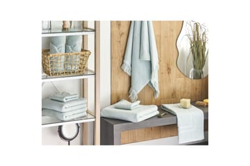 Handduk Atiu set om 9 Grön - Grön - Textil & mattor - Badrumstextil - Handdukar
