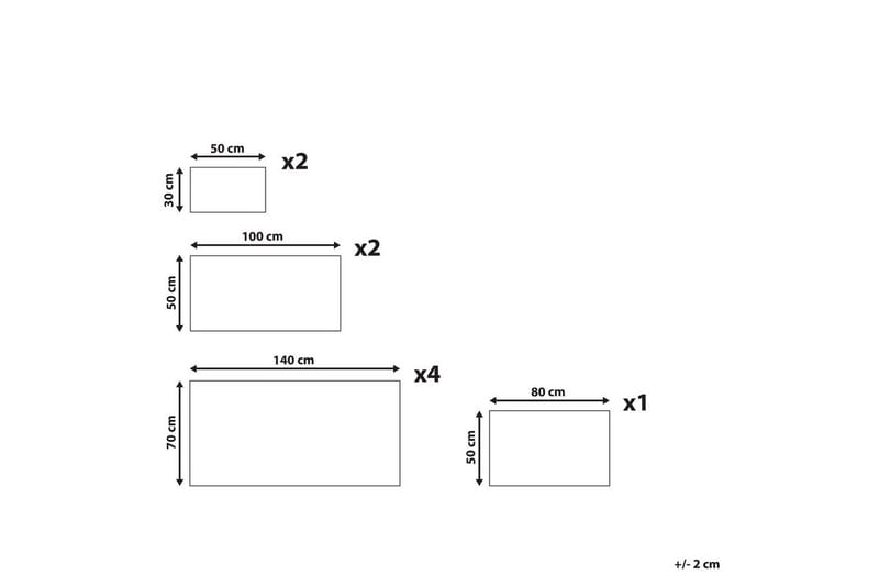 Handduk Atiu set om 9 Rosa - Rosa - Textil & mattor - Badrumstextil - Handdukar