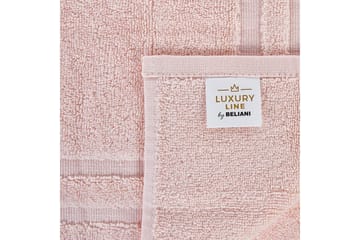 Handduk Atiu set om 9 Rosa - Rosa - Textil & mattor - Badrumstextil - Handdukar