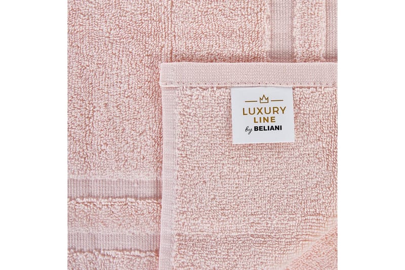 Handduk Atiu set om 9 Rosa - Rosa - Textil & mattor - Badrumstextil - Handdukar
