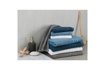 Handduk Basic Frotté - Marinblå - Textil & mattor - Badrumstextil