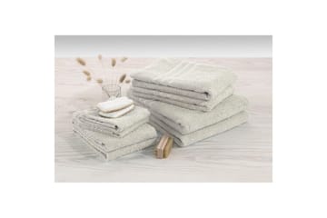 Handduk Basic Frotté - Sand - Textil & mattor - Badrumstextil