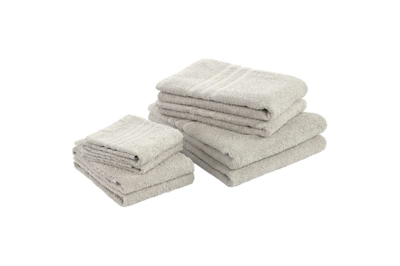 Handduk Basic Frotté - Sand - Textil & mattor - Badrumstextil