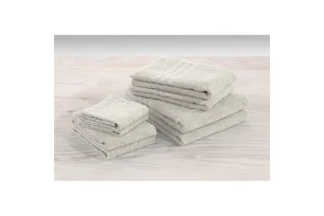 Handduk Basic Frotté - Sand - Textil & mattor - Badrumstextil