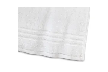 Handduk Basic Frotté - Vit - Textil & mattor - Badrumstextil