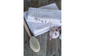 Handduk Basic Frotté - Vit - Textil & mattor - Badrumstextil