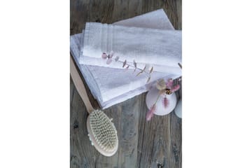 Handduk Basic Frotté - Vit - Textil & mattor - Badrumstextil