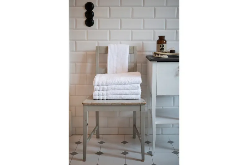 Handduk Corfu Vit - 50 x 70 cm - Textil & mattor - Badrumstextil