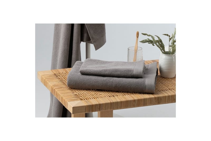 Handduk Enzo 50 x 70 cm, Grå