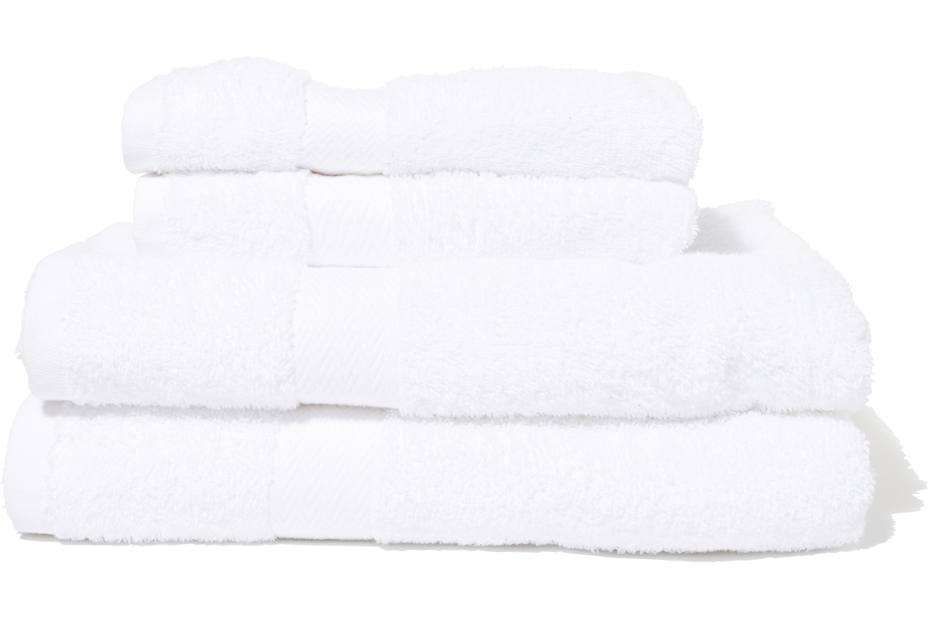 Frottéset Queen Anne 2st 50x30 cm och 2st 130x65 cm Vit