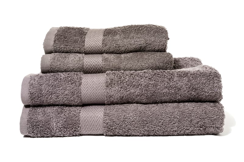 Frottéset Queen Anne Mörkgrå - Grå - Textil & mattor - Badrumstextil - Handdukar