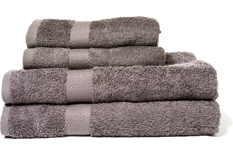 Frottéset Queen Anne Mörkgrå - Mörkgrå - Textil & mattor - Badrumstextil - Handdukar