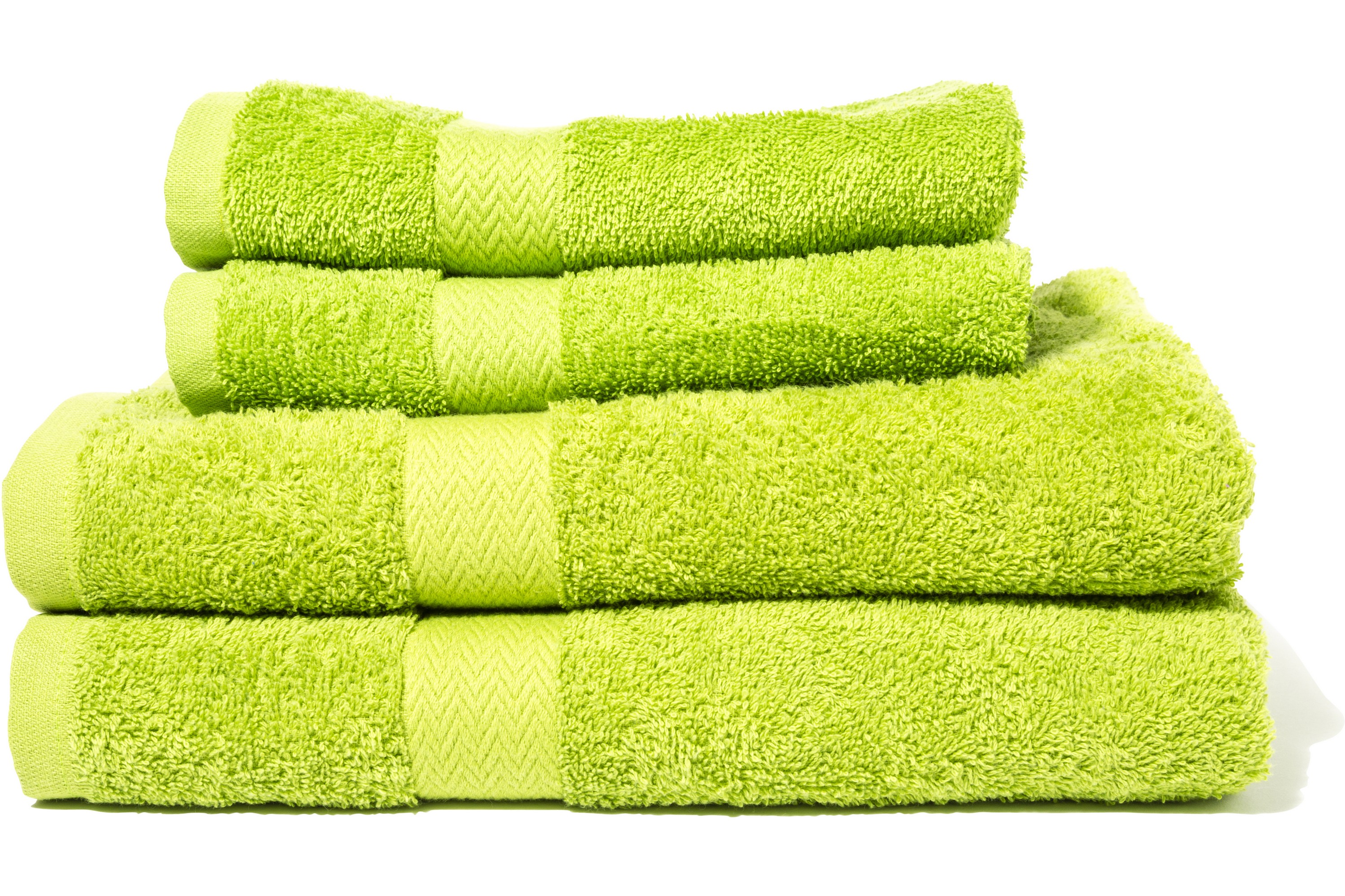 Frottéset Queen Anne ppelgrön 2st 50x30 cm och 2st 130x65 c ppelgrön