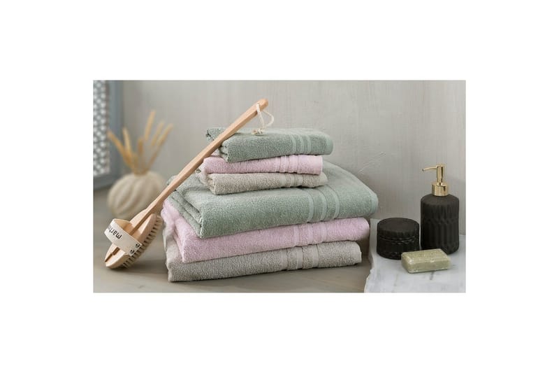 Gästhandduk Basic Frotté - Rosa - Textil & mattor - Badrumstextil - Handdukar
