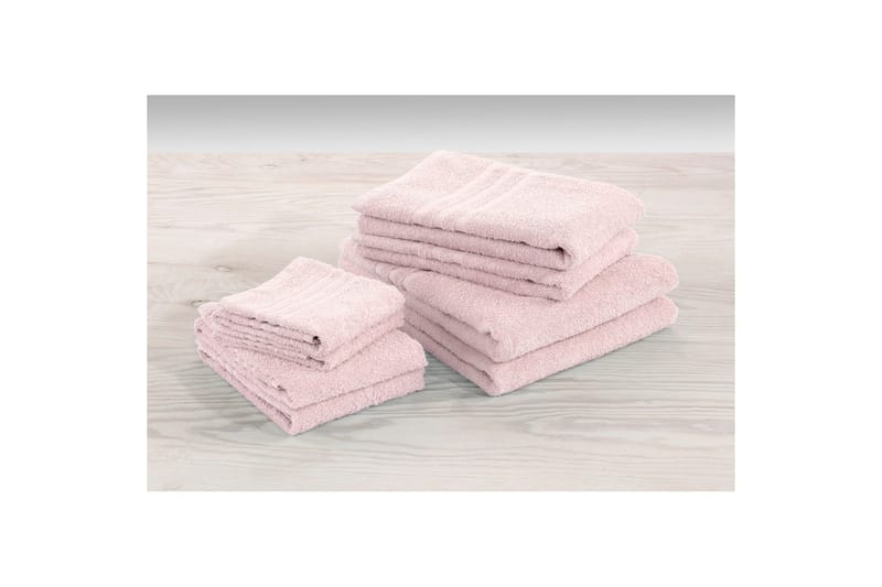 Gästhandduk Basic Frotté - Rosa - Textil & mattor - Badrumstextil - Handdukar