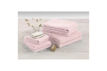 Gästhandduk Basic Frotté - Rosa - Textil & mattor - Badrumstextil - Handdukar