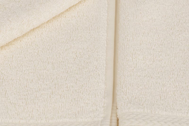 Handduk Hobby 30x50 cm 6-pack - Creme - Badrumstextil - Handdukar