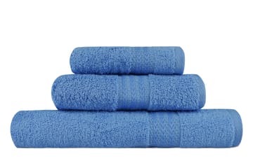 Handduk Hobby Set om 3 - Blå - Textil & mattor - Badrumstextil - Handdukar