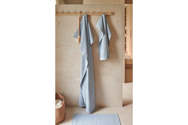 Handduk Helle 50 x 70 cm - Blå - Textil & mattor - Badrumstextil
