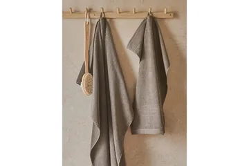 Handduk Helle 50 x 70 cm - Brun - Textil & mattor - Badrumstextil