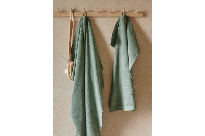 Handduk Helle 50 x 70 cm - Grön - Textil & mattor - Badrumstextil