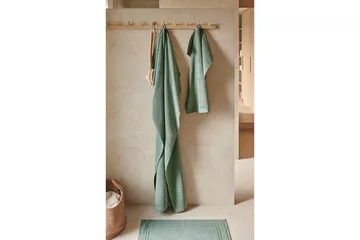 Handduk Helle 50 x 70 cm - Grön - Textil & mattor - Badrumstextil