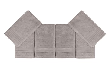 Handduk Hobby 30x50 cm 6-pack - Ljusgrå - Textil & mattor - Badrumstextil