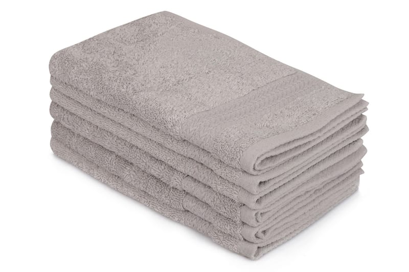 Handduk Hobby 30x50 cm 6-pack - Ljusgrå - Textil & mattor - Badrumstextil