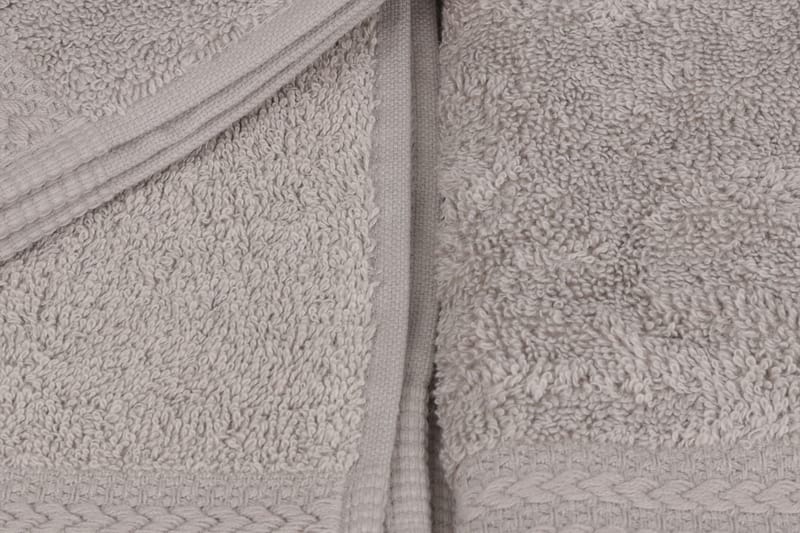 Handduk Hobby 30x50 cm 6-pack - Ljusgrå - Textil & mattor - Badrumstextil