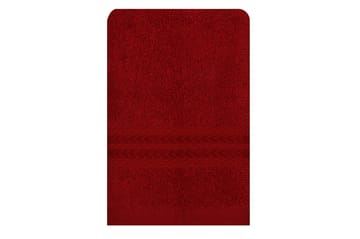 Handduk Hobby 30x50 cm - Röd - Textil & mattor - Badrumstextil