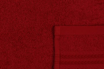 Handduk Hobby 30x50 cm - Röd - Textil & mattor - Badrumstextil
