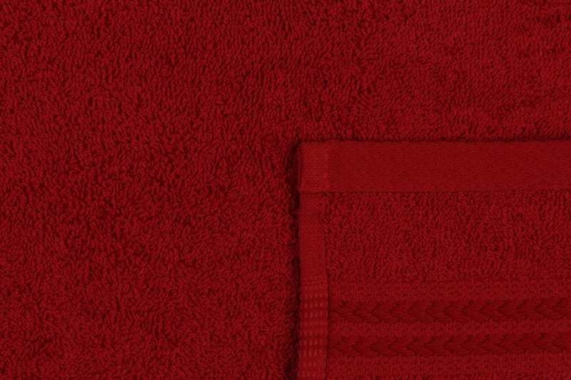 Handduk Hobby 30x50 cm - Röd - Textil & mattor - Badrumstextil