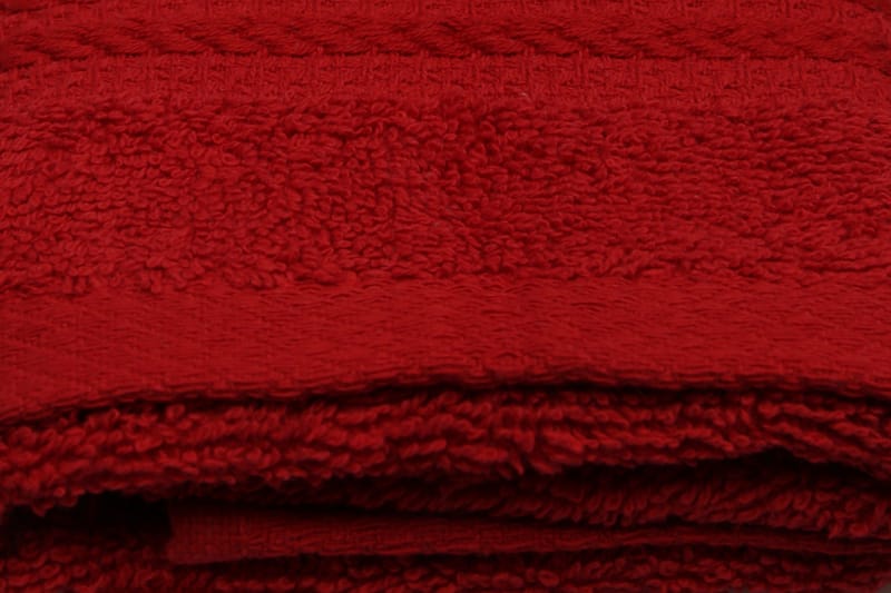 Handduk Hobby 30x50 cm - Röd - Badrumstextil - Handdukar